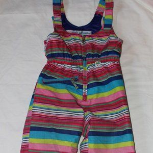 Obermeyer Girls Ski Snow Bibs Striped size 6